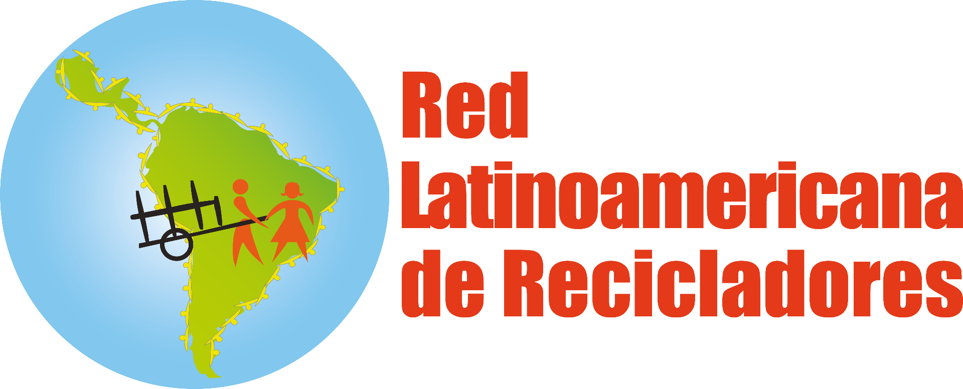 Logotipo de la Red Latinoamericana y del Caribe de Recicladores (Red LACRE)